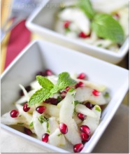 Pomegrante & Asian Pear Salad